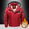 Brand Keep Warm Winter Men's Black Red Padded Oversized Jacket in pakisan