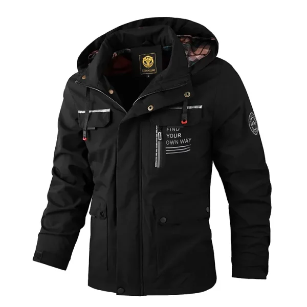 Jacket Man Waterproof Outdoor Soft Shell Winter Coat Clothing Warm Plus Size