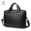 Genuine Leather Briefcase Men Business Handbag - Image 4