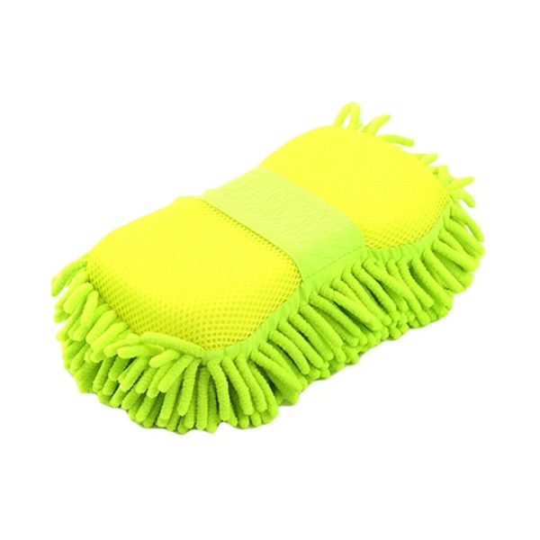 1pc Auto Cleaning Sponge Car Wash Care Washing Brush Pad Cleaning Tool Microfiber Washing Towel Scratch-free Car Accessory