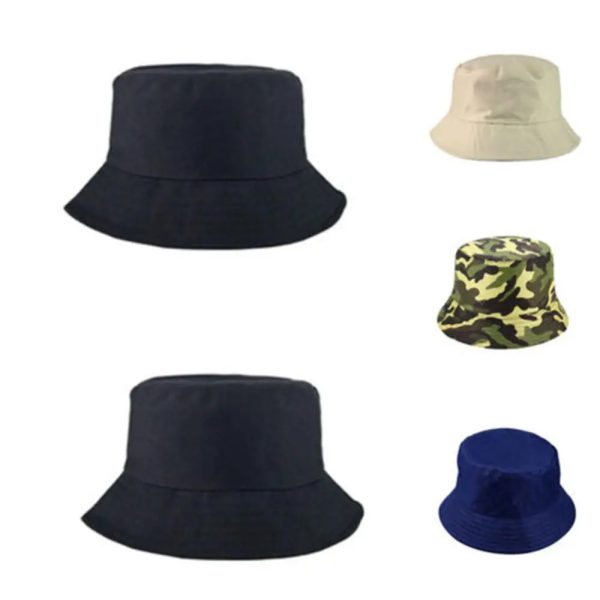 Unisex Summer Foldable Bucket Hat Women Outdoor Sunscreen Cotton Bucket Fishing Hunting Cap Men Women Bob Chapeau Sun Hats