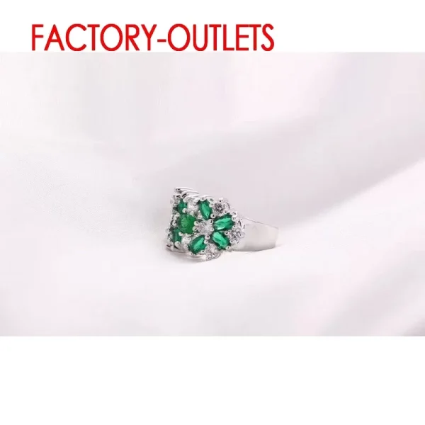 Needle Bridal Ring Fashion Jewelry Cubic Zirconia Prong Setting Best Gift For Women Girls Engagement Anniversa