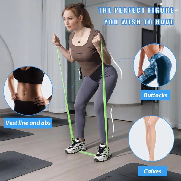 Heavy Duty Resistance Bands Set for Full Body Workout