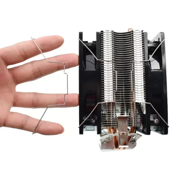 2 PCS Dissipate Heat Clip Clamp Computer CPU Cooling Fan