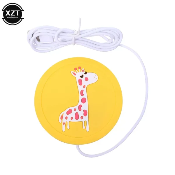 Drinks Warm with the Cartoon Silicone Thin Cup-Pad USB Heater