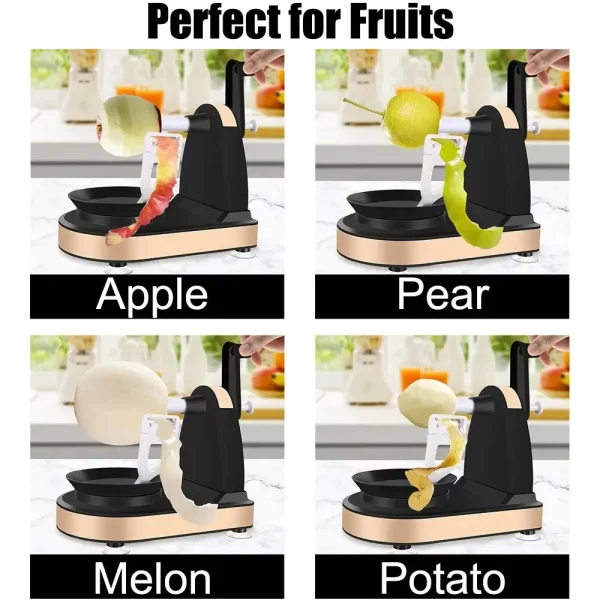 Hand-cranked Fruit Peeling Machine Apple Slicer Potato Peeler