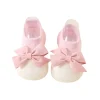 Girls Soft Rubber Sole Crib Toddler Booties - Image 5