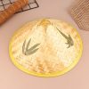 Chinese Retro Bamboo Rattan Fisherman Hat Handmade Weave Straw Bucket Hat Tourism Rain Dance Props Cone Fishing Sunshade Hat - Image 6