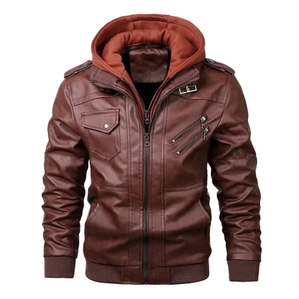 New Men’s Leather Jackets Autumn Casual Motorcycle PU Jacket Biker Leather Coats