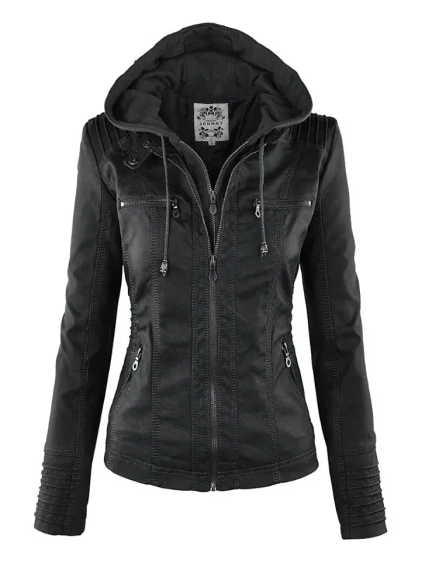 Leather Jacket Women 2023 Basic Jacket Coat Female Winter Motorcycle Jacket