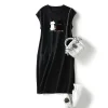 Women Summer Kawaii Cat Print Dress Korean Fashion - Image 6
