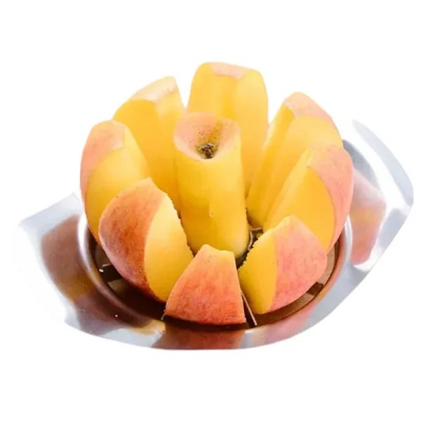 Stainless Steel Apple Slicer – Fruit Cutter for Kitchen
