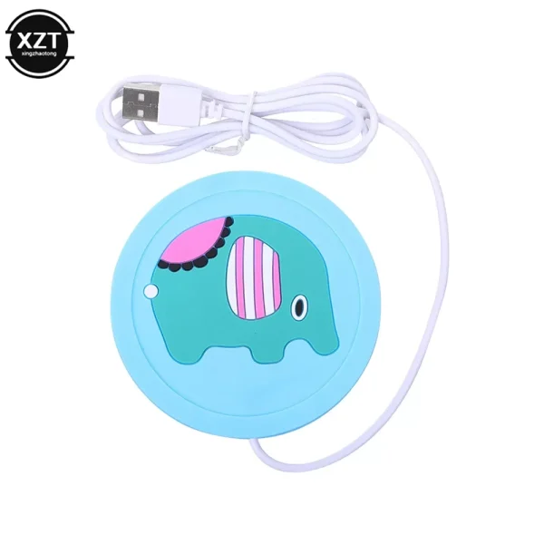Drinks Warm with the Cartoon Silicone Thin Cup-Pad USB Heater
