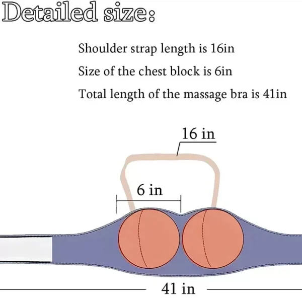 Electric Breast Massage Bra Wireless Breast Enhancement Instrument