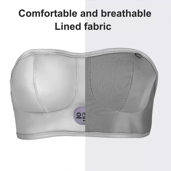 Electric Vibration Breast Massage Bra Infrared Heating Chest Massager
