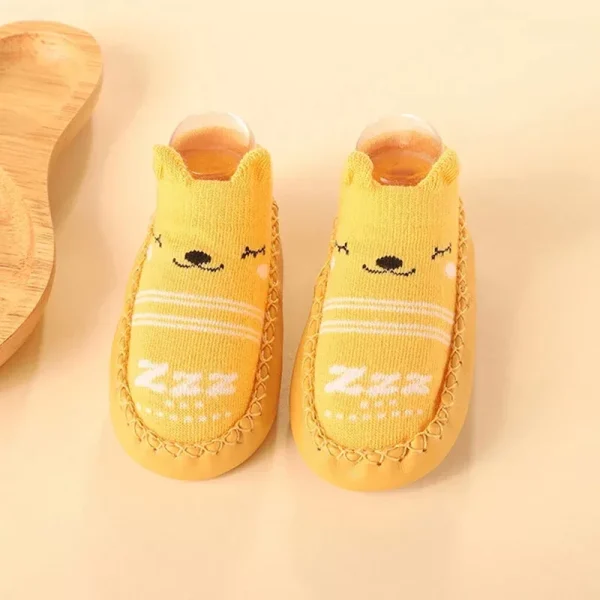 New Born Baby Socks with Rubber Soles