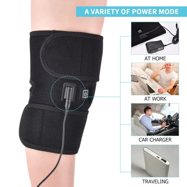 Electric Leg Massager For Arthritis Pain Relief Injury Recovery Infrared Therapy