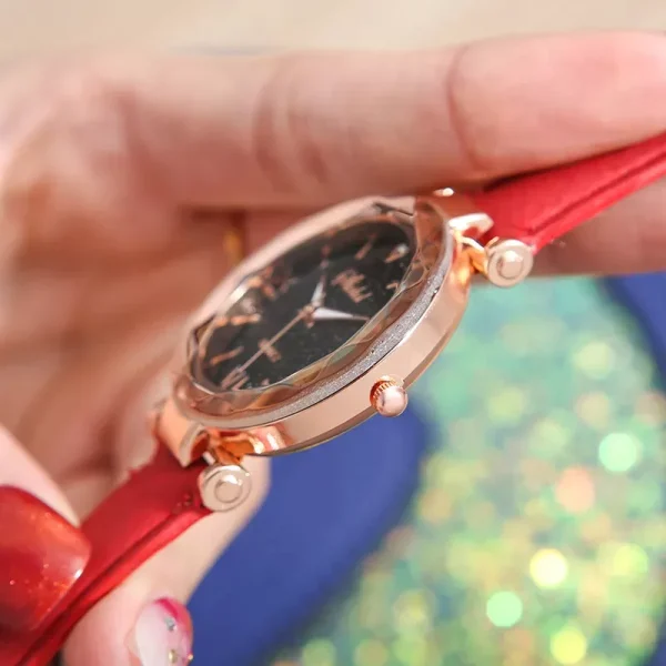 Women Watch Rhinestone Romantic Starry Sky WristWatch Fashion