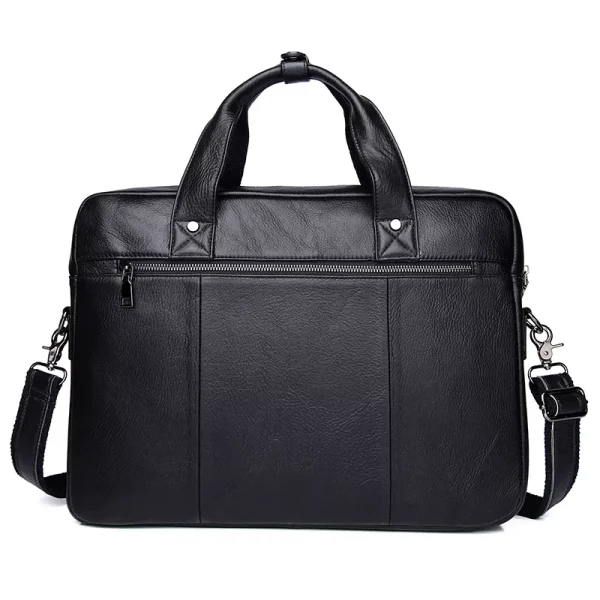 Genuine Leather Briefcase Men Business Handbag