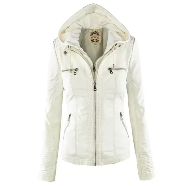 Leather Jacket Women 2023 Basic Jacket Coat Female Winter Motorcycle Jacket