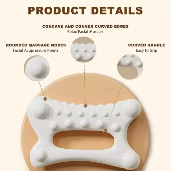 Facial Gua Massage Board  Free Portable Full Body Scraping Plate for Women Adults