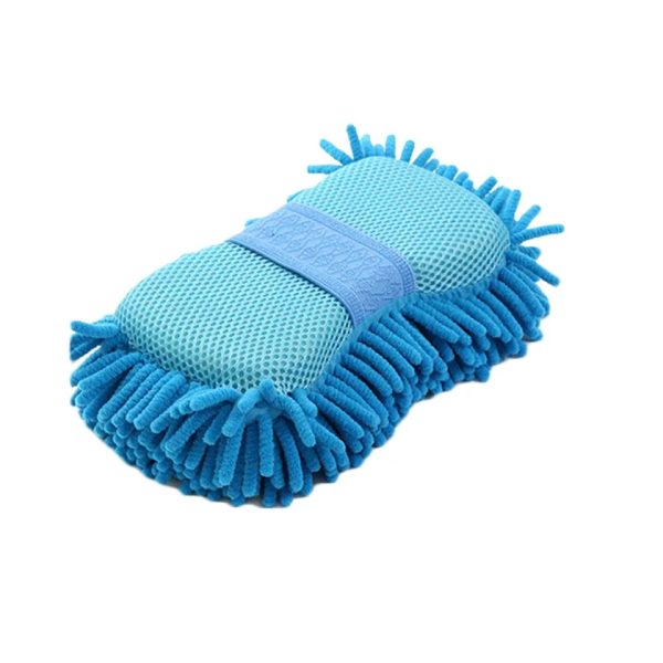 1pc Auto Cleaning Sponge Car Wash Care Washing Brush Pad Cleaning Tool Microfiber Washing Towel Scratch-free Car Accessory