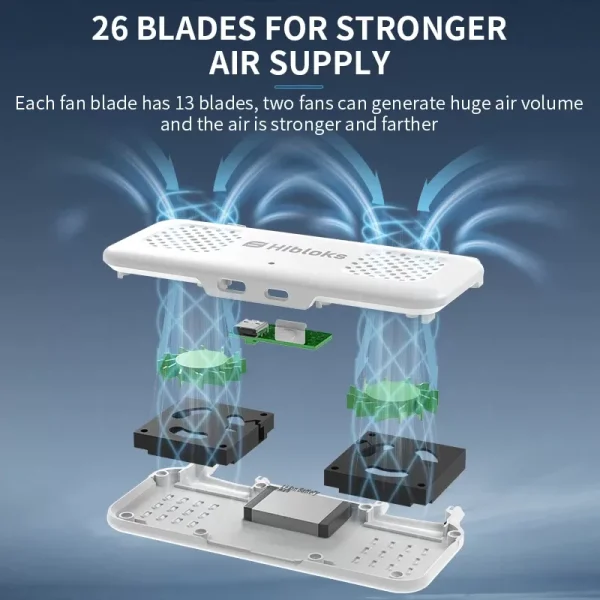 Hibloks VR Mask For Quest 2 Fan Cooler