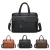 New Men Briefcase Bag Classical Leather Business Handbag