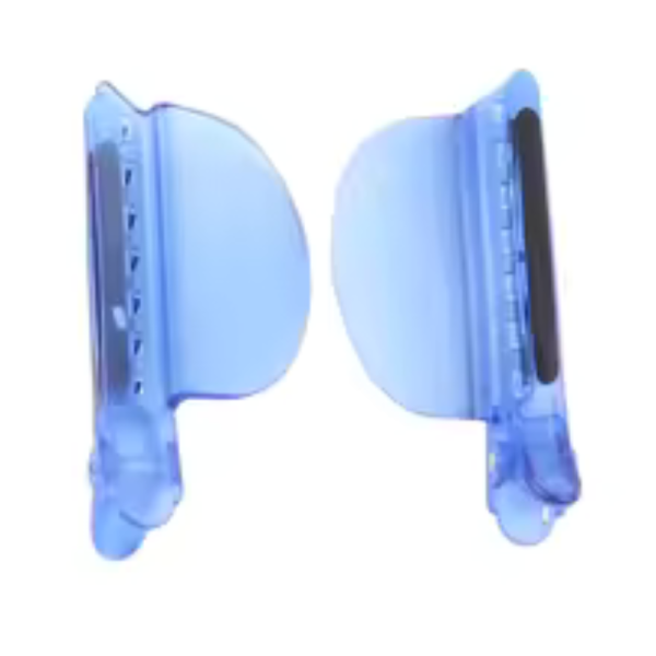 (2pcs/bag) 1 bag Blue Sectioning Clips For Quick Hair Extensions Installation PVC Separator Clips Keratin Tip Scalp Protection