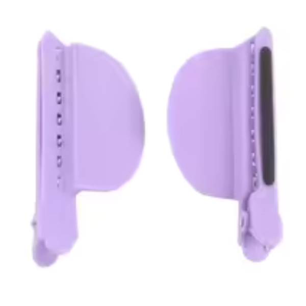 (2pcs/bag) 1 bag Blue Sectioning Clips For Quick Hair Extensions Installation PVC Separator Clips Keratin Tip Scalp Protection