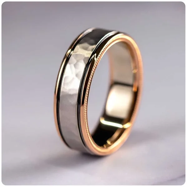 Charm Couple Rings Men Stainless Steel Rings Rhinestones Zircon Women