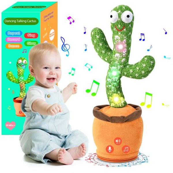 Talking Cactus Toy for Babies & Toddlers – 120 Songs