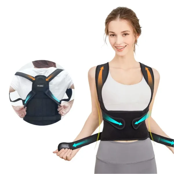 Fit Geno Posture Corrector for Back Pain Relief Support