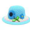 little girls summer straw sun hats - Image 4