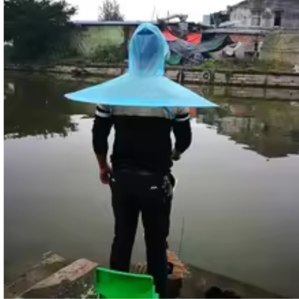 Outdoor Foldable Umbrella Hat Anti-Rain Anti-Sun Head-Mounted Headwear Sun Cap Camping Shade Umbrella Hat Fishing Equipment