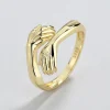 Luxury Fashion Zircon Hug Rings for Women - Image 3