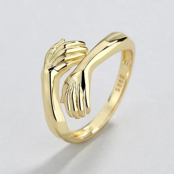 Luxury Fashion Zircon Hug Rings for Women