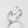 Luxury Fashion Zircon Hug Rings for Women - Image 4