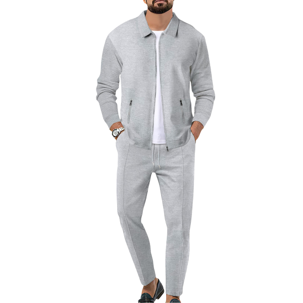 Dapper Blue Tracksuit: Style & Comfort