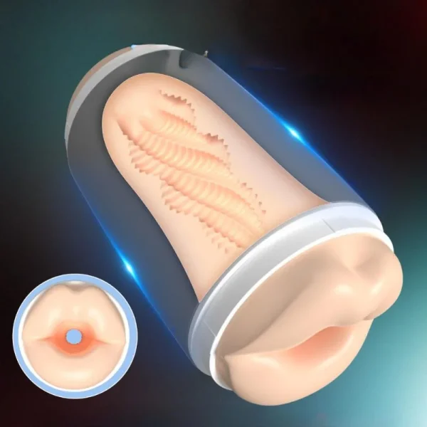 Male Masturbator Stroker – Hands-Free Blowjob Cup for Men