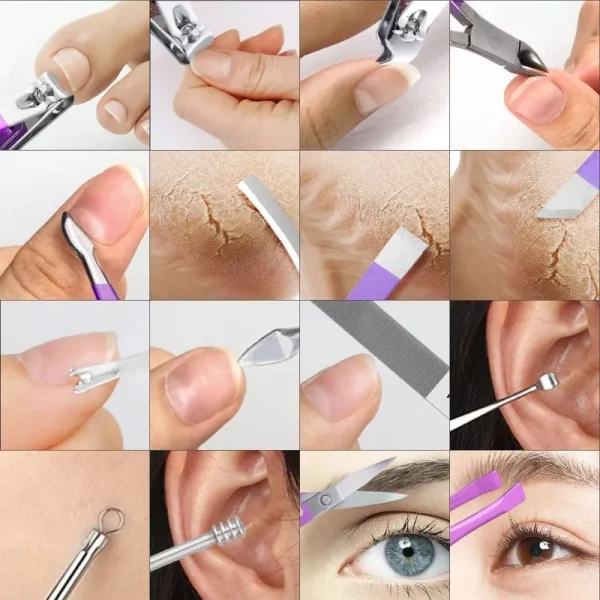 Luxury 16pcs Manicure Pedicure Kit for Men & Women 2025