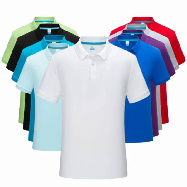 POLO Shirts for Men Lapel T-Shirts and Short-Sleeved