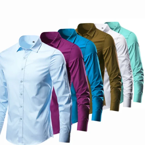 Buy Men’s Casual Shirts Cotton Long Sleeve Shirts for Men