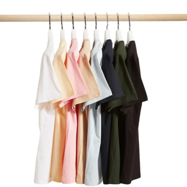 AG230g Bamboo Fiber Shirt short sleeve loose tight combed