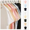 AG230g Bamboo Fiber Shirt short sleeve loose tight combed