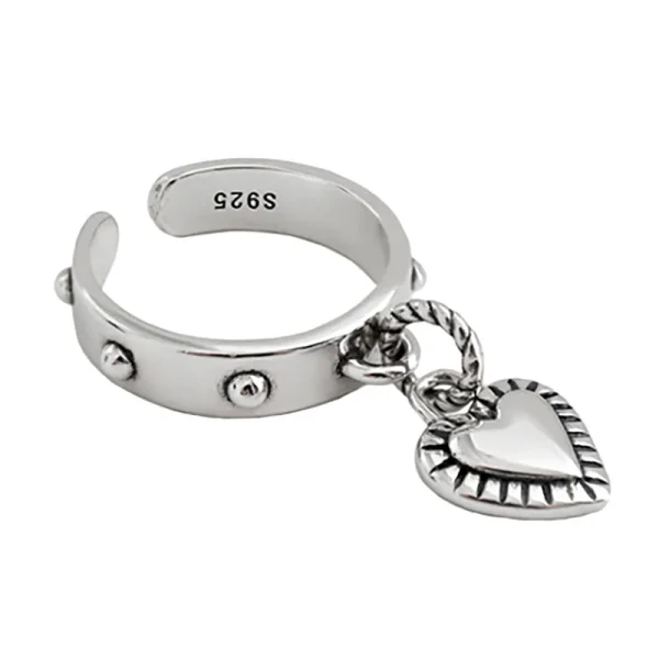 New Charming Love Heart Finger Ring for Women