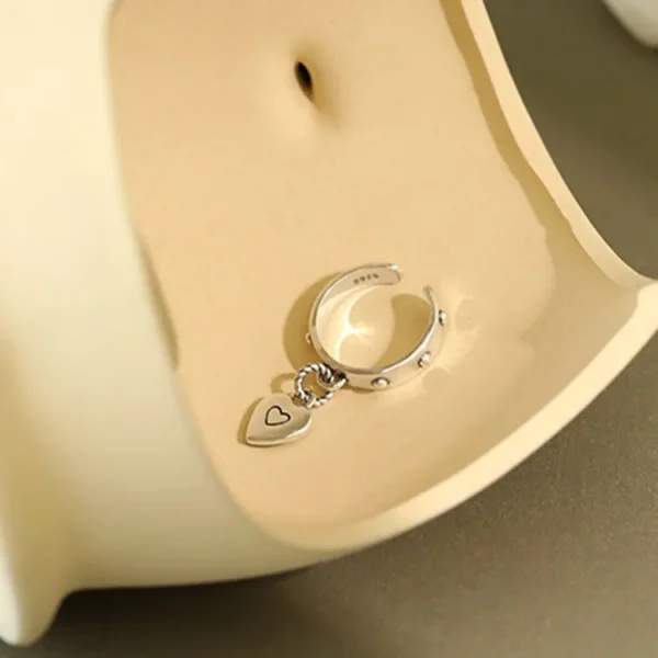New Charming Love Heart Finger Ring for Women