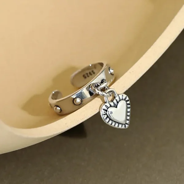 New Charming Love Heart Finger Ring for Women