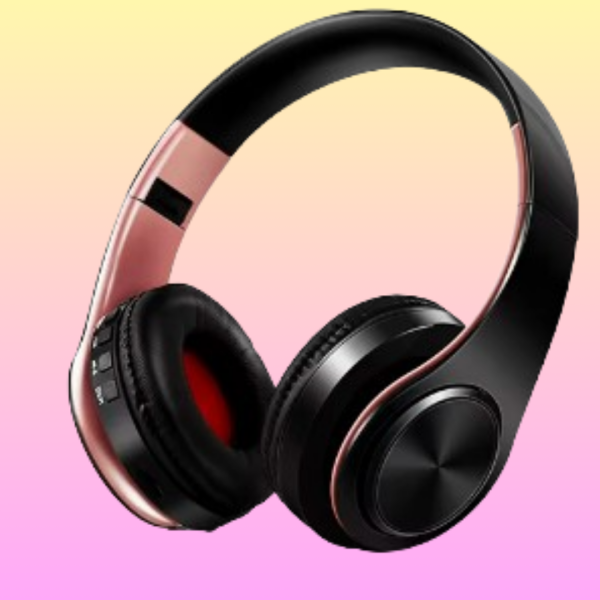 Earphone Bluetooth Headphones Over Ear Stereo Wireless Headset Soft Leather
