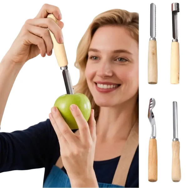 AppleCorer 2025 – Stainless Steel Fruit & Veggie Tool.